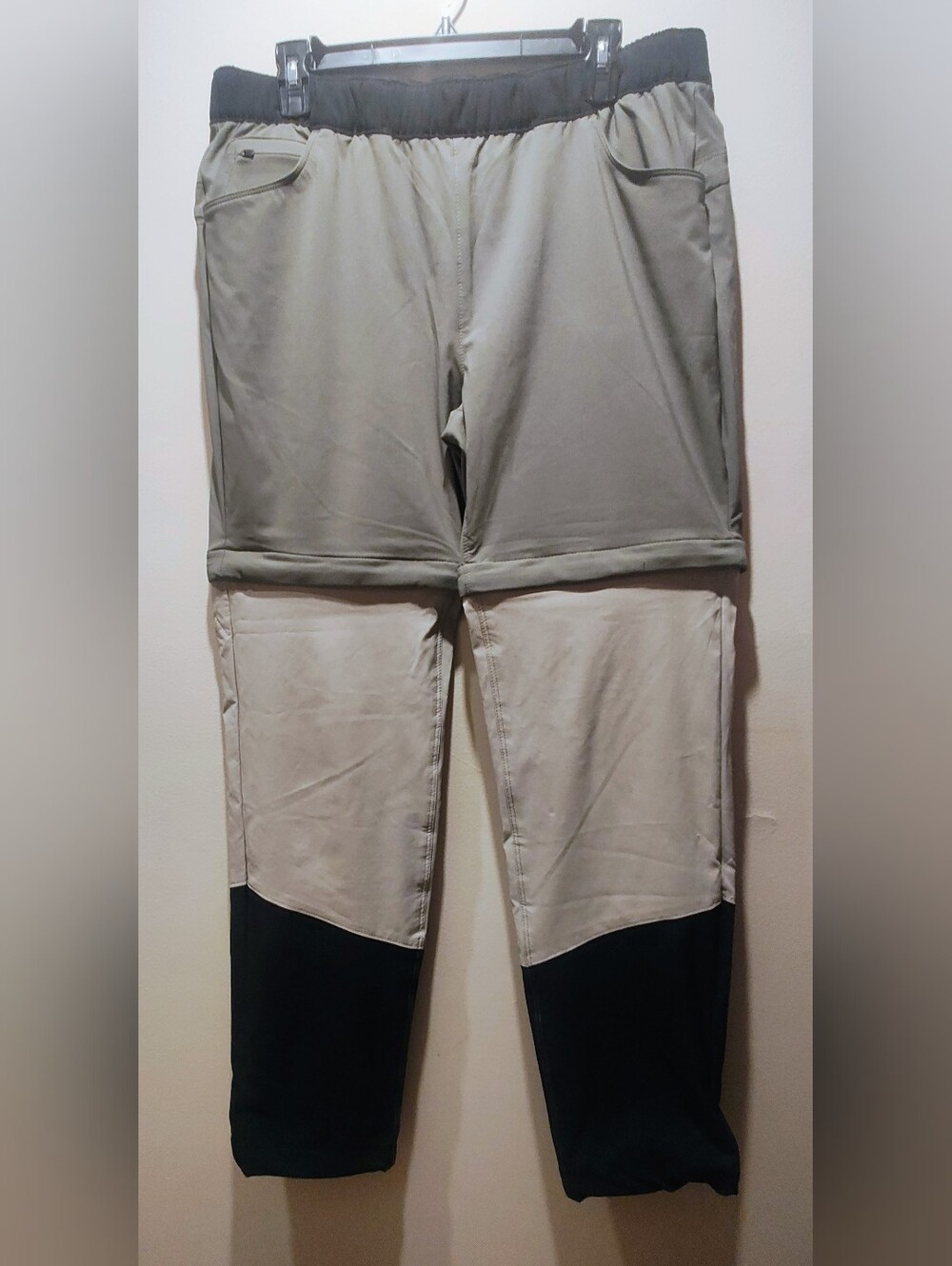 Eddie Bauer Women's Size 12 3-toned Convertible Performance Pants In Olive Black